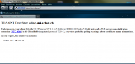 SNI-Fehlgeschlagen